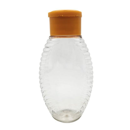 375g Clear Honey Squeeze Bottle with Flip-Cap - Bottles & Jars