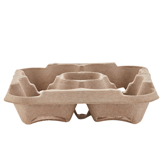 4 Cup Recycled Cup Holder - 40 Units
