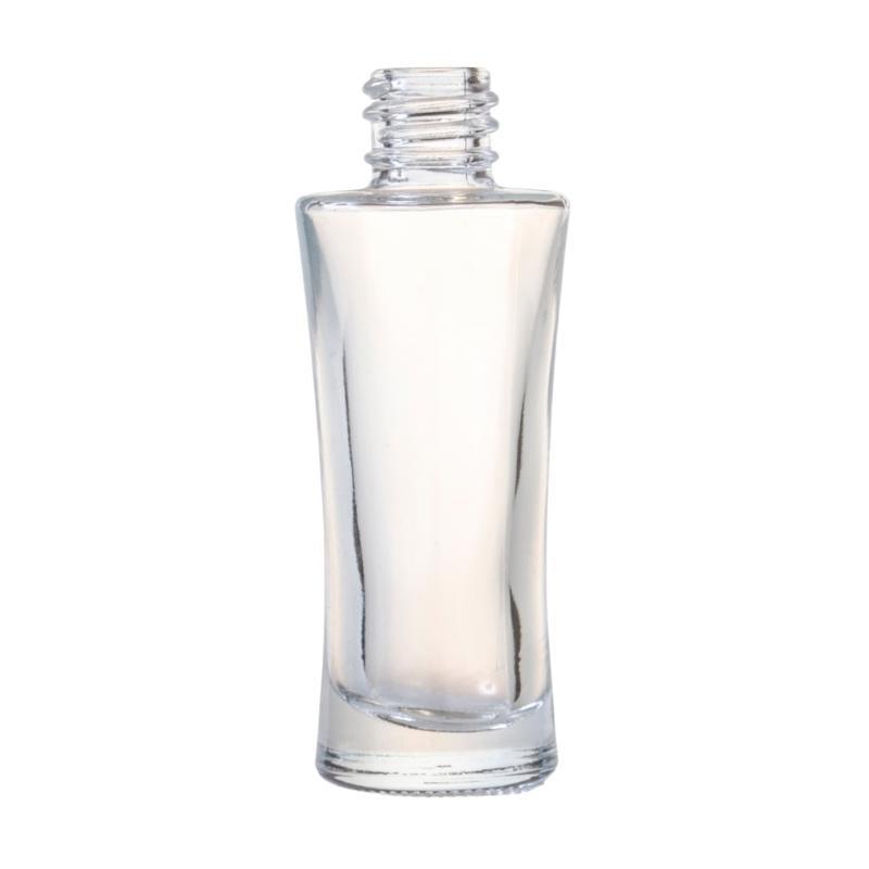 50ml Clear Glass Round Curved Perfume Bottle (18/410) - No Closure - Single (1 Unit) - Bottles & Jars
