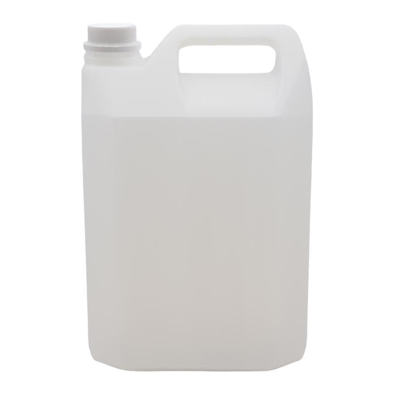 5L HDPE Jerry Can with Tamper Proof White Screw Cap - Single (1 Unit) - Bottles & Jars