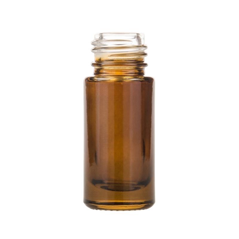 5ml Amberised Glass Roll-On Bottle - No Closure - Single (1 Unit) - Bottles & Jars