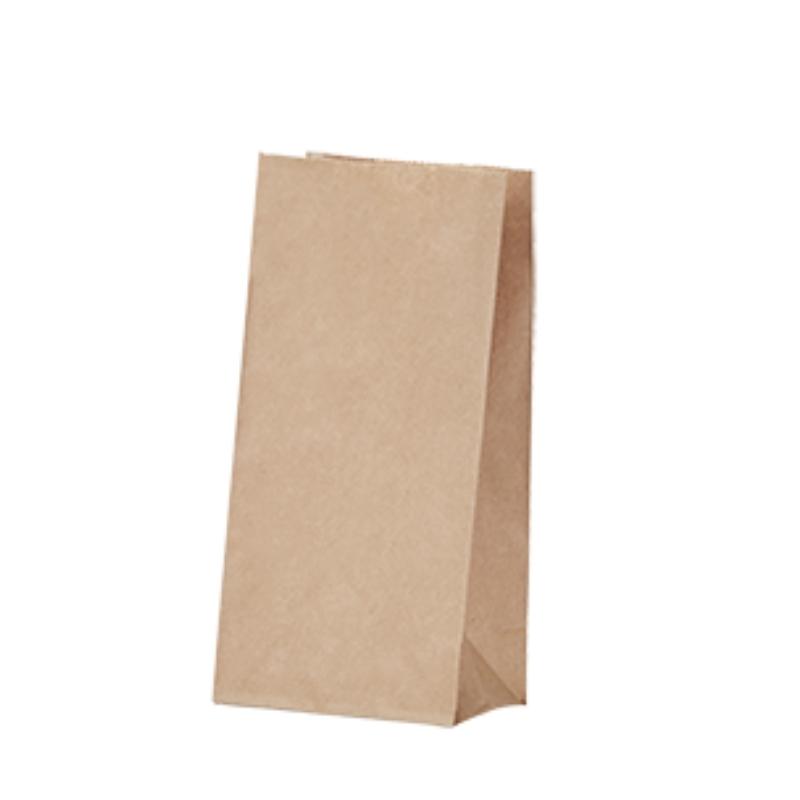 Kraft Gusseted Paper Bag - 195mm x 110mm