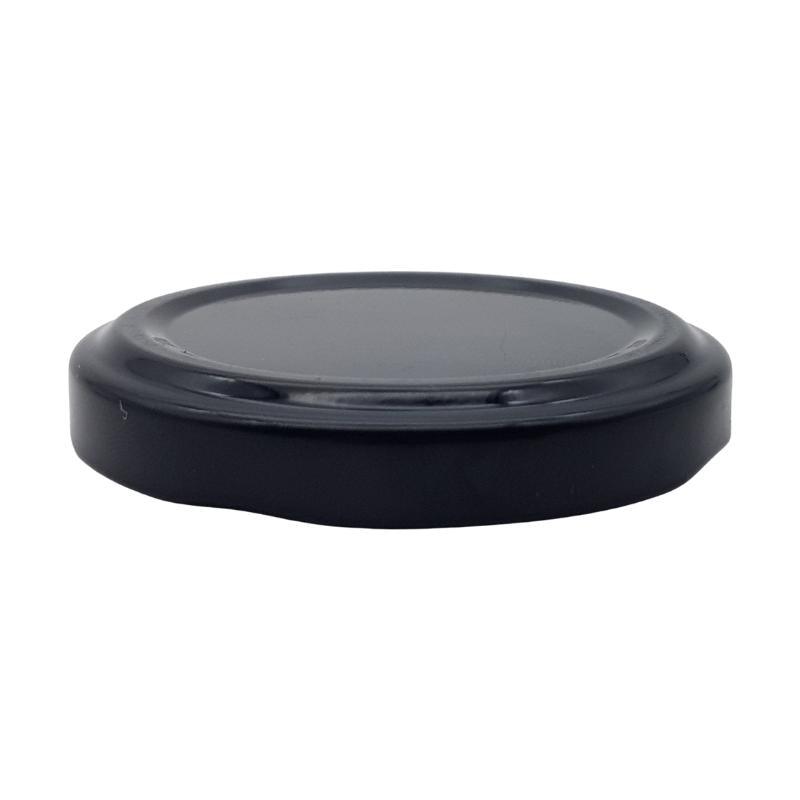 Black Metal Lid (53mm Twist) - Single (1 Unit) - Bottles & Jars