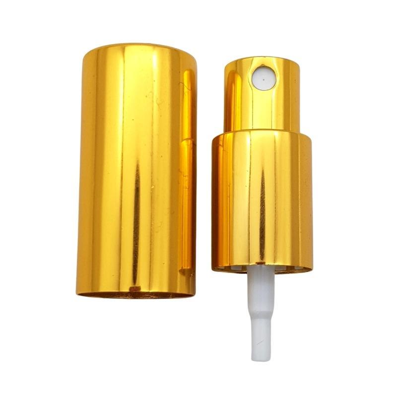 Gold Perfume Mist Sprayer with Gold Overcap (18/410) - Single (1 Unit) - Bottles & Jars