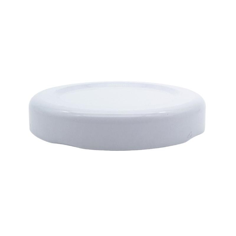 White Metal Lid (43mm Twist) - Single (1 Unit) - Bottles & Jars