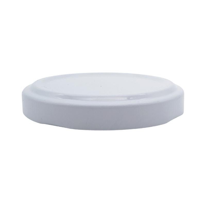 White Metal Lid (53mm Twist) - Single (1 Unit) - Bottles & Jars